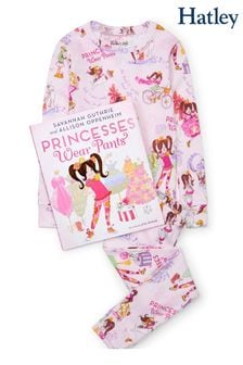 Hatley Pink Long Sleeve Princess Wear Pants Pyjama Set
