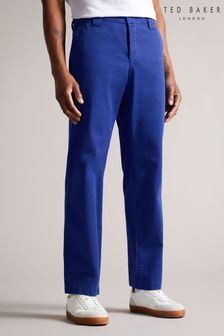 Ted Baker Gerlan Blue Leyden Fit Textured Trousers