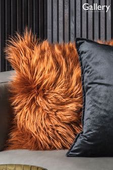 Gallery Direct Orange Odom Faux Fur Cushion