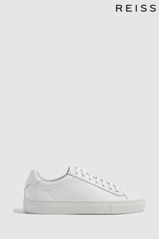 Reiss Finley Leather Trainers