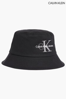 Calvin Klein Black Embroidered Bucket Hat