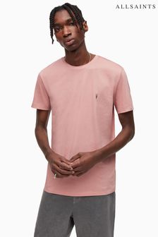 AllSaints Pink Tonic Short Sleeve Crew T-Shirt