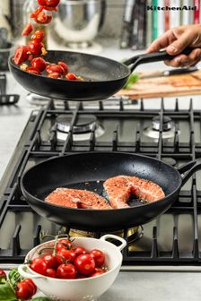 KitchenAid Black Classic Forged 24cm Frying Pan