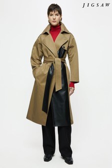 Jigsaw Natural Howden Trench Coat