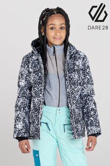 Dare 2b Black Girls' Verdict Waterproof Ski Jacket