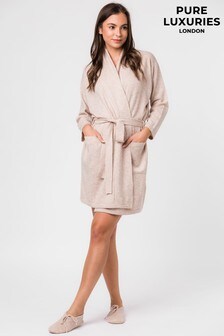 Pure Luxuries London Hallbeck Cashmere & Merino Wool Dressing Gown