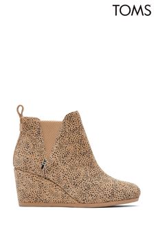 TOMS Cream Kelsey Ankle Boots