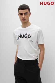 HUGO White Dulive T-Shirt