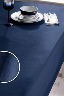 Navy Velvet Table Cloth (U10063) | £30 - £38