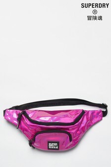 Superdry Pink Metallic Bum Bag