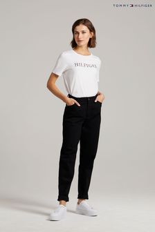 Tommy Hilfiger Black Relaxed Tapered Jeans