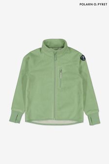 Polarn O. Pyret Green Waterproof Fleece Jacket