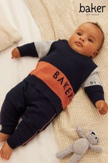 Baker by Ted Baker Navy Blue Knitted Set (U16297) | £35 - £37