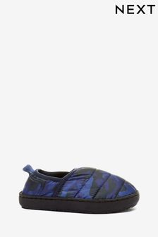 Blue Camo Quilted Thinsulate Sporty Slipper (U16946) | £15 - £18