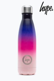 Hype. Pink Gradient Metal Water Bottle (U17052) | £15
