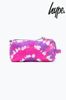 Hype. Pink Heart Hippy Tie Dye Pencil Case (U17053) | £10