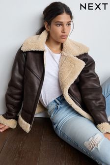 Womens Clothing Jackets Fur jackets N°21 Teddy Coat in Brown 