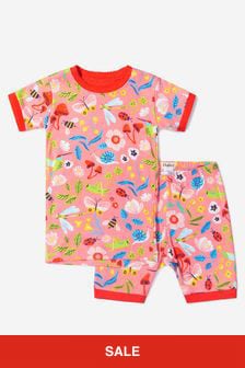 Hatley Kids & Baby Girls Pink Enchanted Garden Organic Cotton Pyjamas