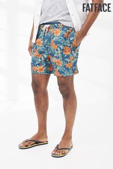 FatFace Blue Trevose Tropical Print Swimmers Shorts