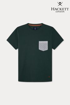 Hackett London Mens Green T-Shirt
