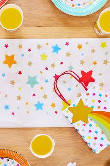 Party Pieces Natural Pack of 2 Shooting Star Tablecovers (U20066) | £12