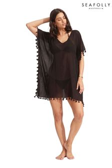 Seafolly Amnesia Tassel Trim Cotton Kaftan (U20233) | £50
