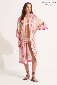 Seafolly Pink Parfait Silk Road Kimono (U20234) | £120