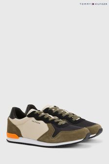 Tommy Hilfiger Green Iconic Runner Trainers