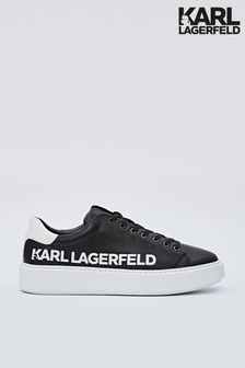 Karl Lagerfeld Black Logo Trainers
