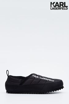 Karl Lagerfeld Black KooKoon Slippers