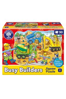 Orchard Toys Unisex Busy Builders Puzzle