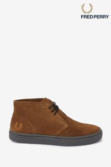Brown Fred Perry Hawley Suede Boot in Chestnut for Men Mens Shoes Boots Casual boots 