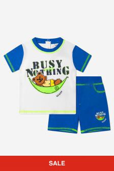 Guess Baby Boys T-Shirt And Shorts Set in White