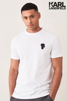 Karl Lagerfeld White Logo T-Shirt