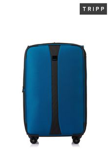 Tripp Medium Aqua Blue Superlite Four Wheel Expandable 70cm Suitcase