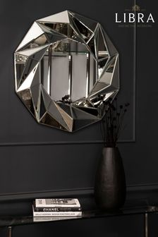 Libra Tessellated Geometric Wall Mirror