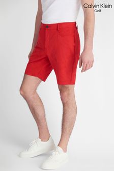 Calvin Klein Golf Red Printed Genius 4-Way Stretch Shorts