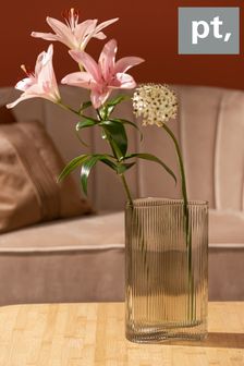 pt, Green Large Allure Wave Glass Vase