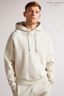 Ted Baker Lavery Natural Heavyweight Relaxed Fit Hoodie