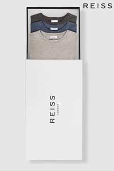 Reiss Multi Melange Bless Crew Neck T-Shirts 3 Pack (U29425) | £70