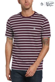 Original Penguin Purple Breton Stripe T-Shirt
