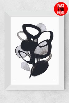 East End Prints Grey The Plant Print by Jorgen Hansson