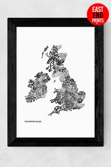 East End Prints White The British Isles Print by Phillip Sheffield