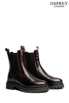 OSPREY LONDON Women's 'The Huckleberry', Chocolate Brown Boots