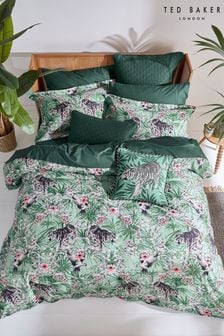 Ted Baker Sage Green Kingdom 220 Thread Count Cotton Sateen Duvet Cover