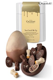 Hotel Chocolat Extra Thick You Crack Me Up Easter Egg (U31763) | £30