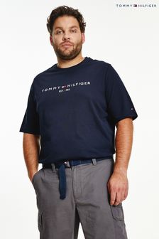 Tommy Hilfiger Blue Big & Tall Logo T-Shirt