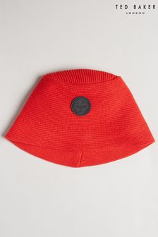 Ted Baker Dolis Red Knitted Bucket Hat