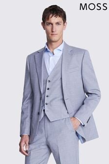 Moss Slim Fit Grey Stretch Suit