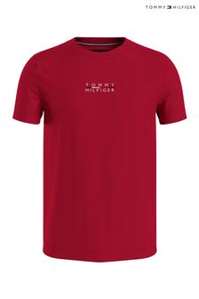 Tommy Hilfiger Red Square Logo T-Shirt